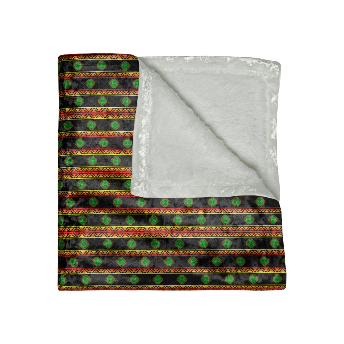 Twilight Emerald Crushed Velvet Blanket 50 x 60 in