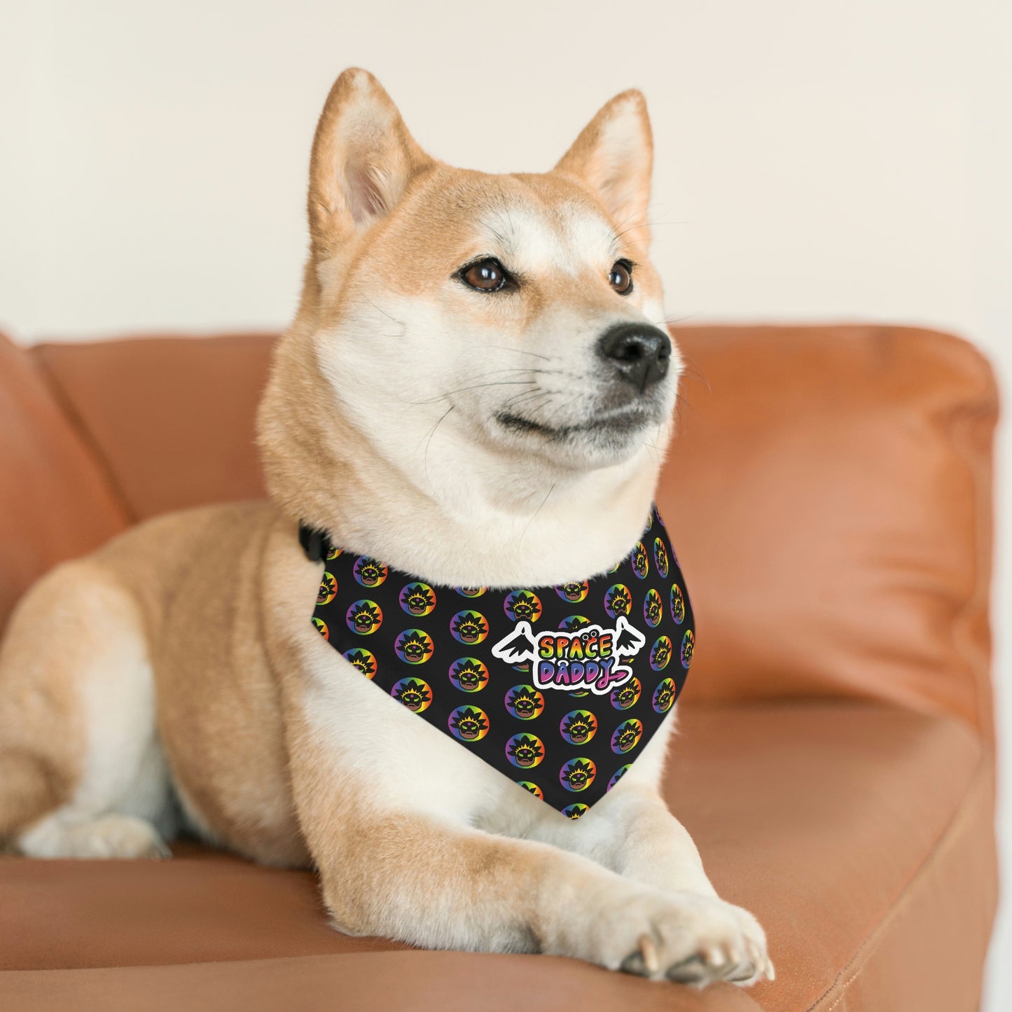 Space Daddy Pet Bandana