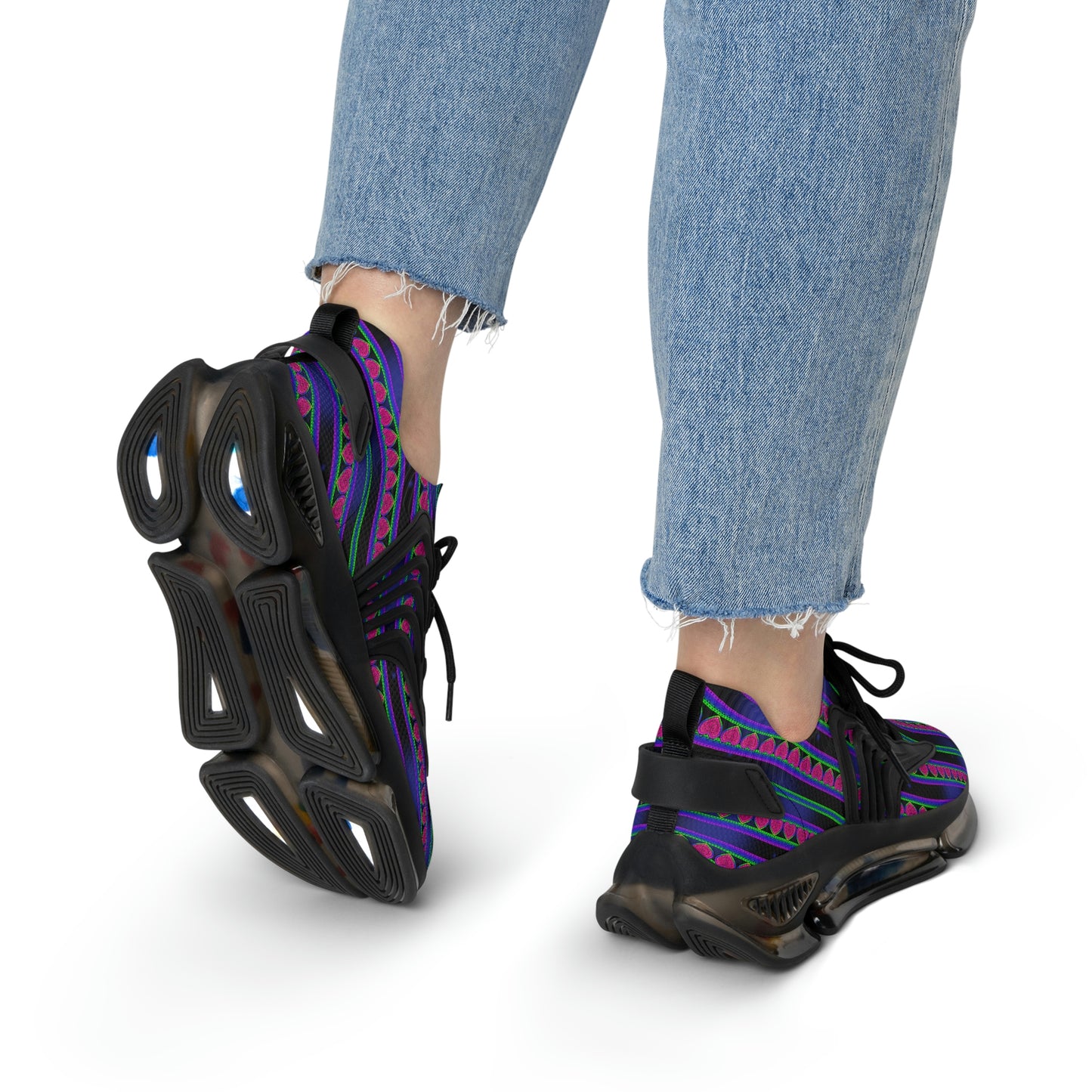 Women's Dark Heart Mesh Sneakers