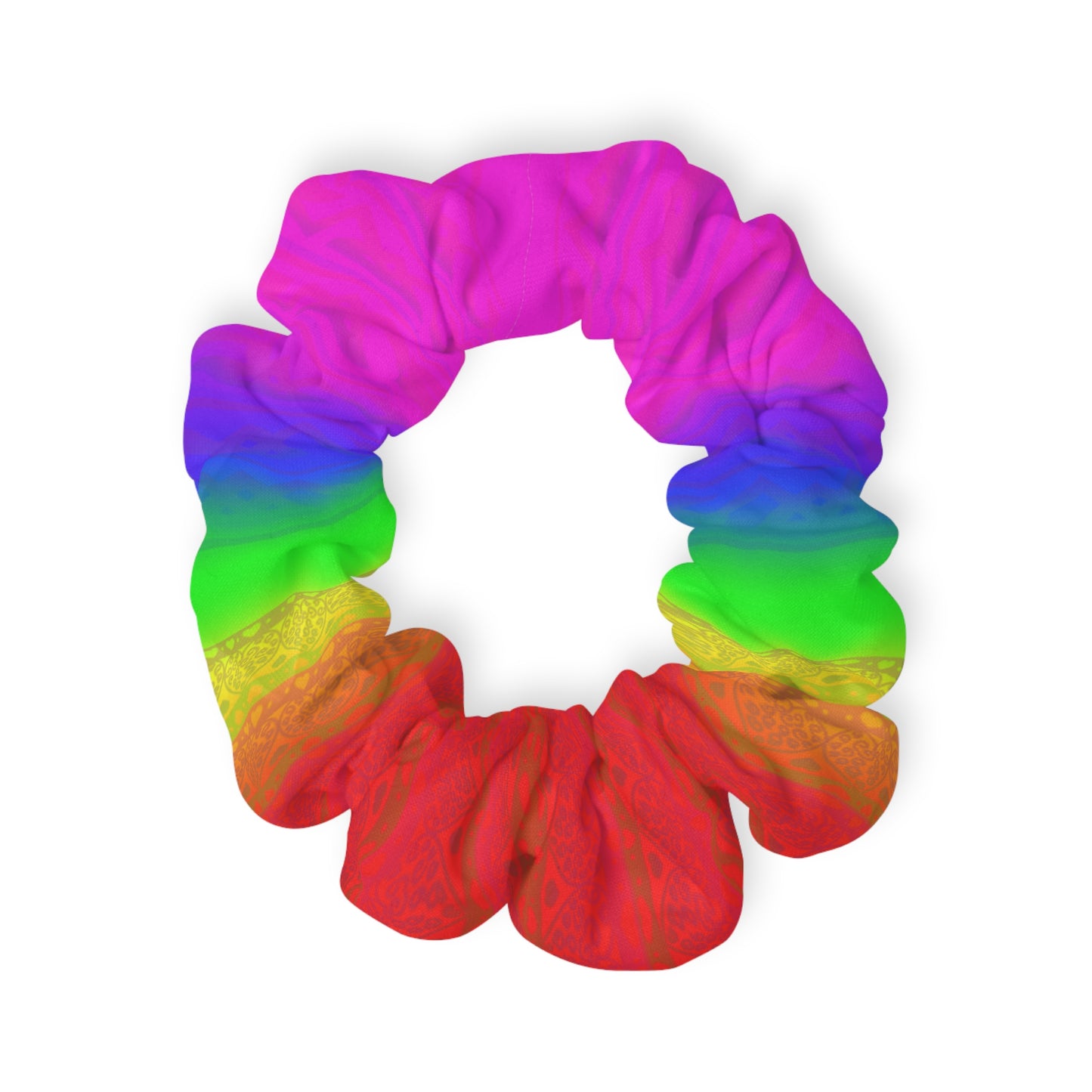Rainbow Angel Scrunchie