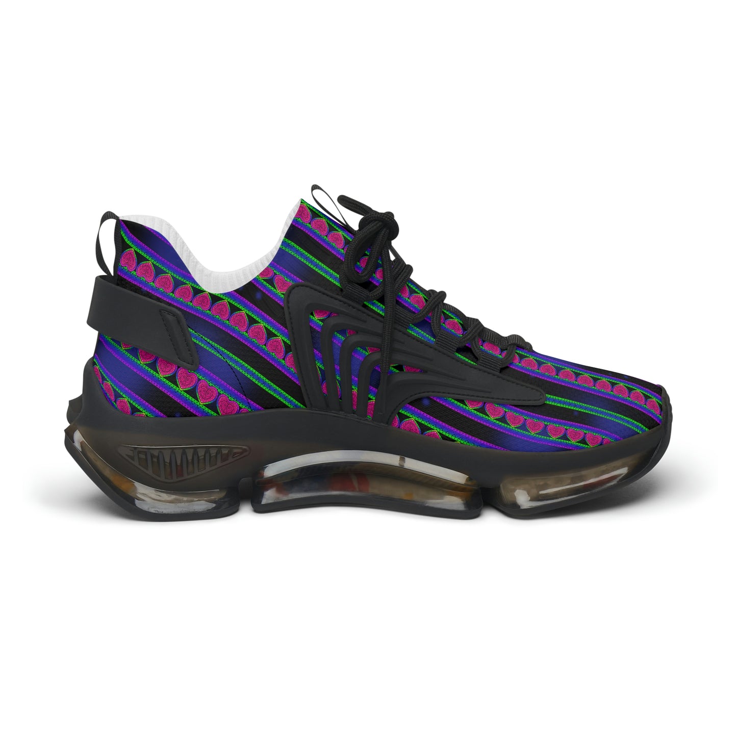 Women's Dark Heart Mesh Sneakers
