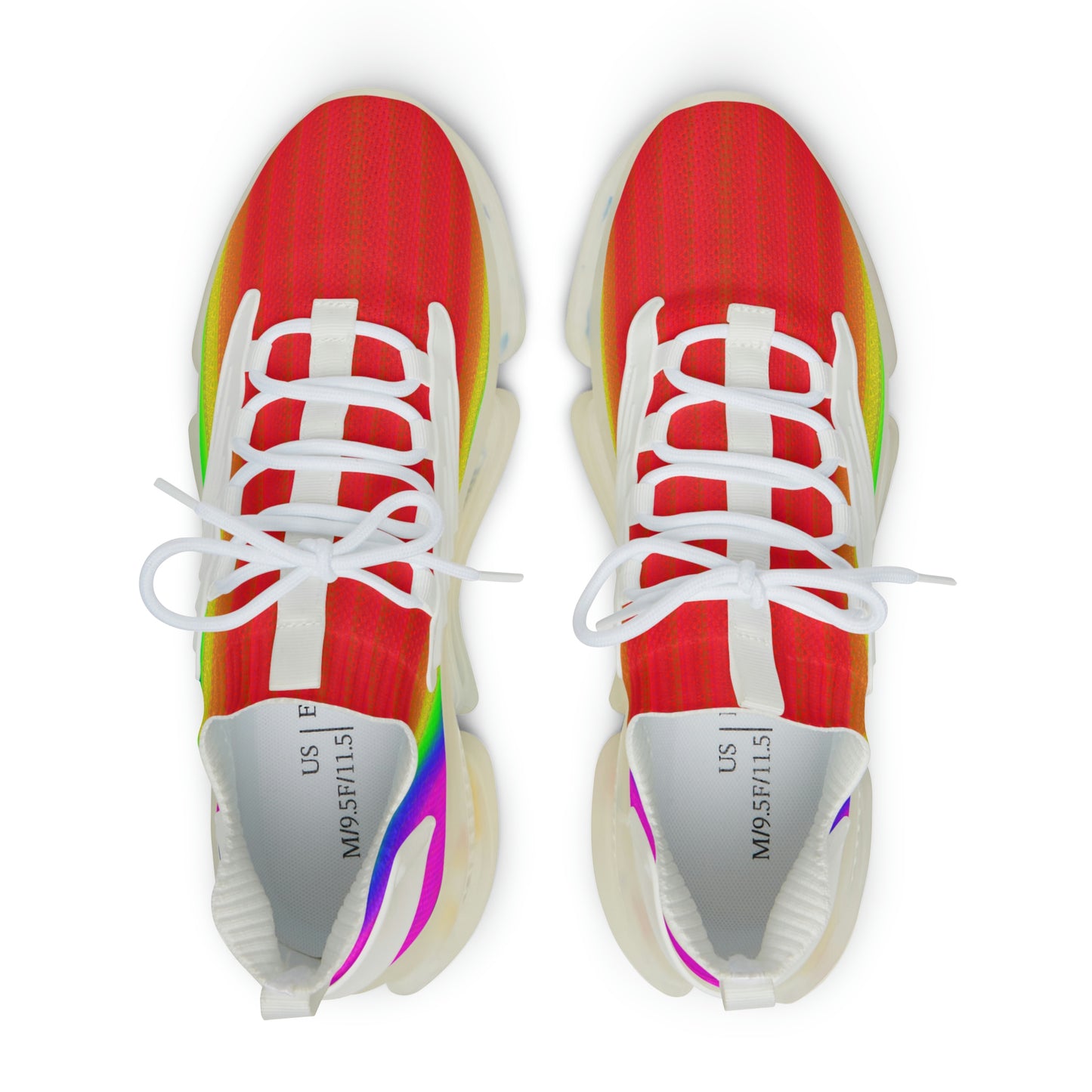 Men's Space Daddy Rainbow Nova Mesh Athletic Sneakers