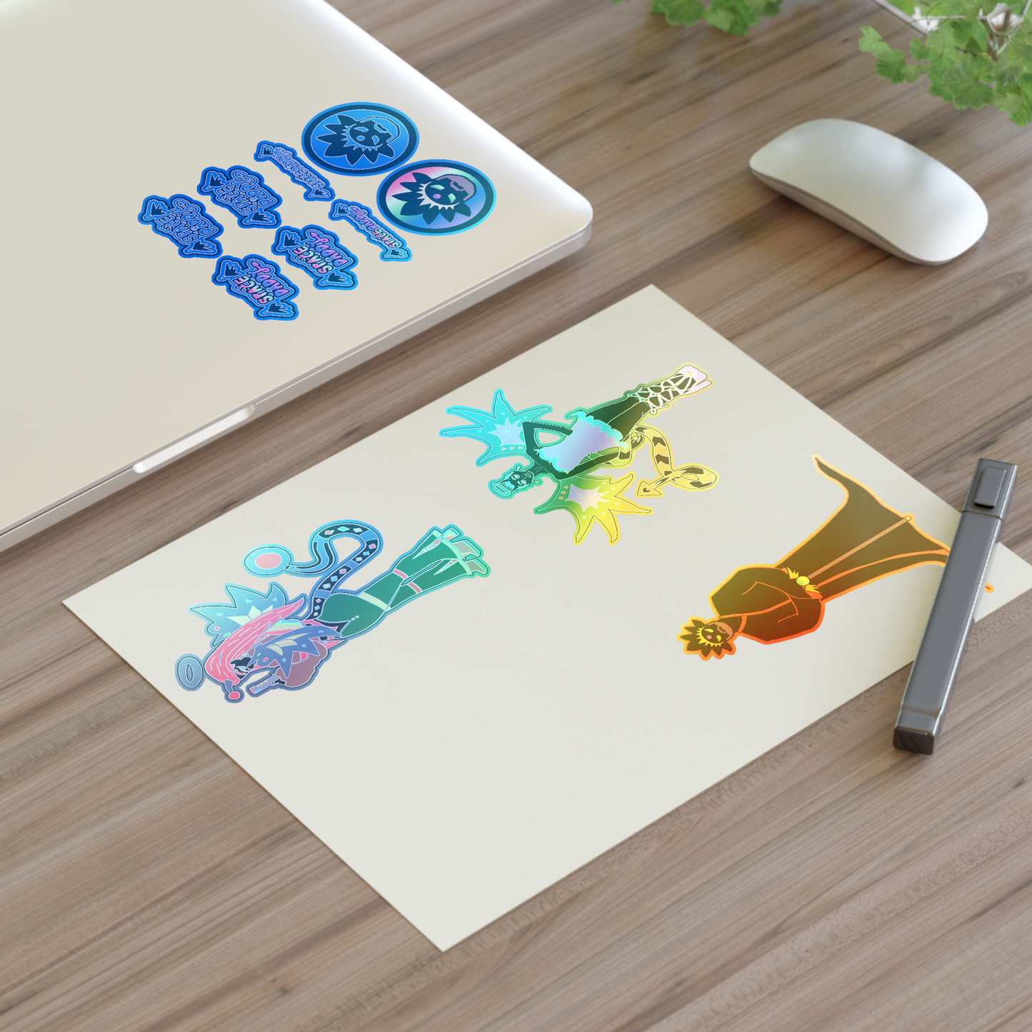 Space Daddy Sticker Sheet