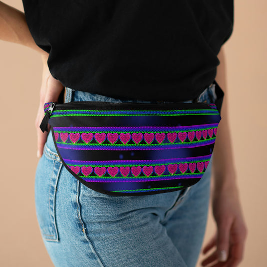 Space Daddy Dark Heart Fanny Pack