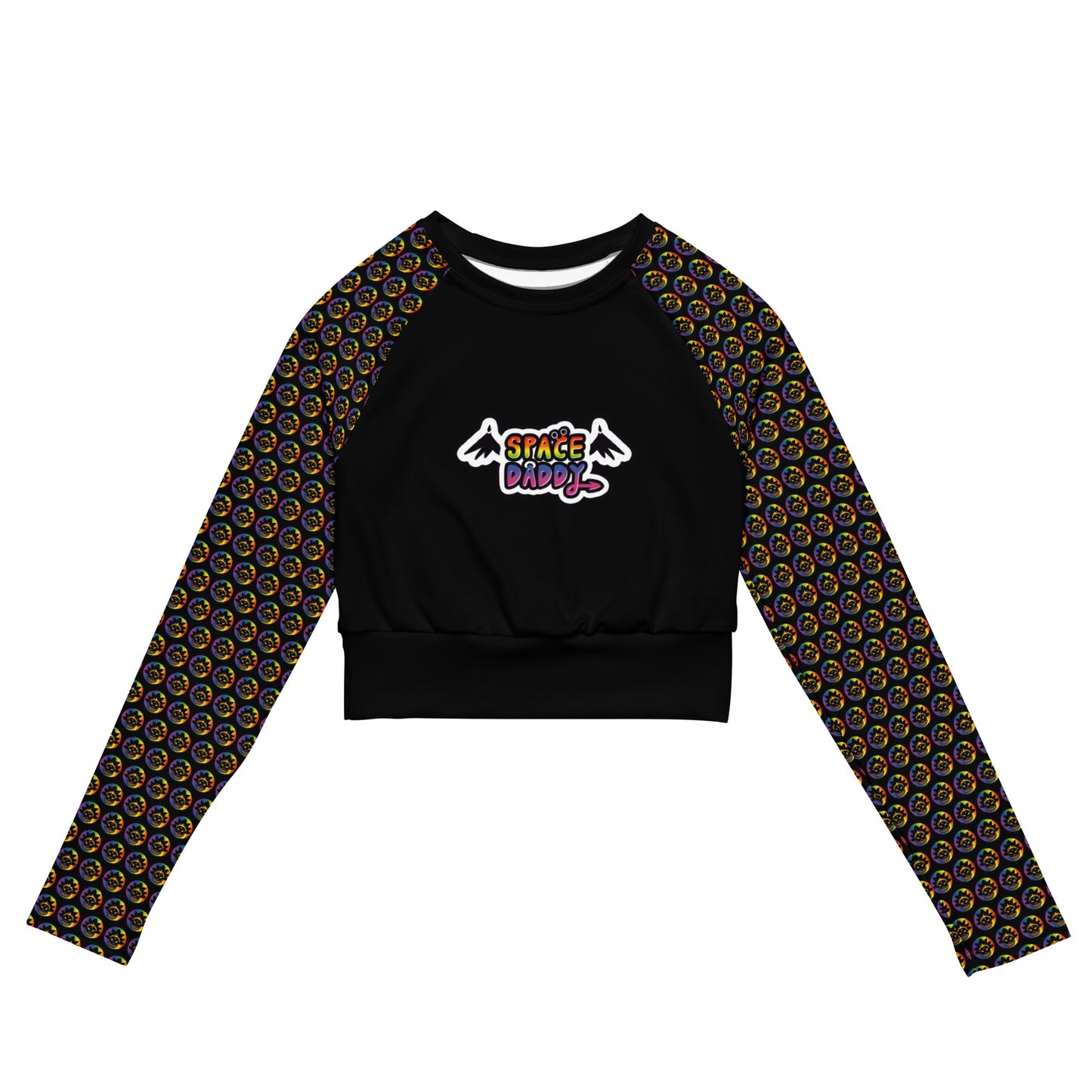 Space Daddy Women's Icon Recycled Long-Sleeve Crop Top