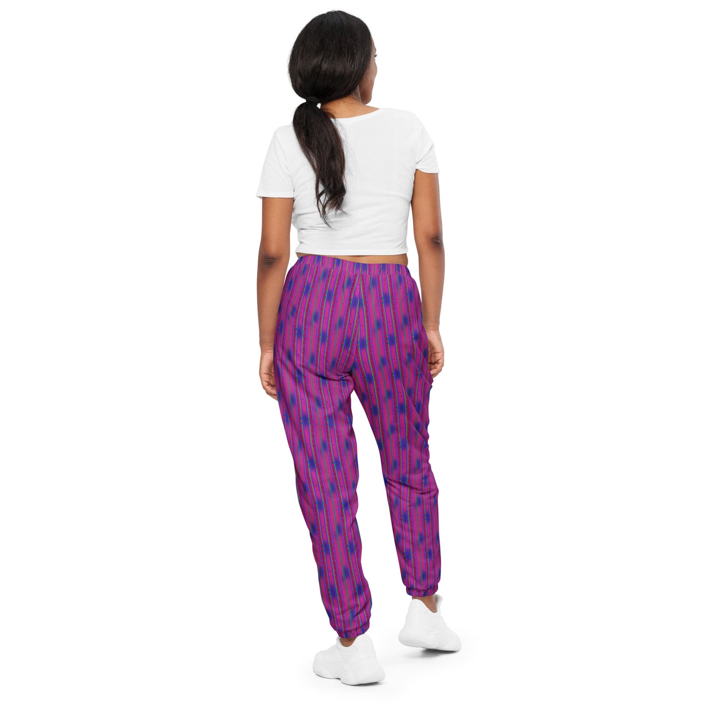 Space Daddy Heart Lace Track Pants