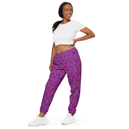 Space Daddy Heart Lace Track Pants