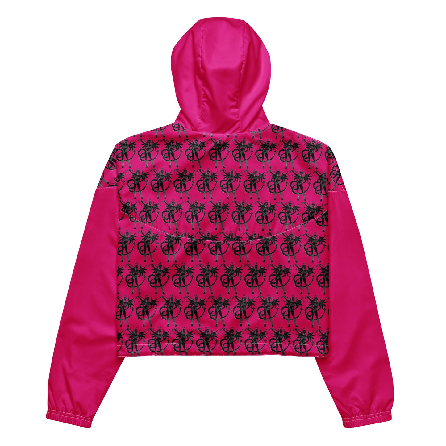 Space Daddy Naughty Angel Cropped Windbreaker