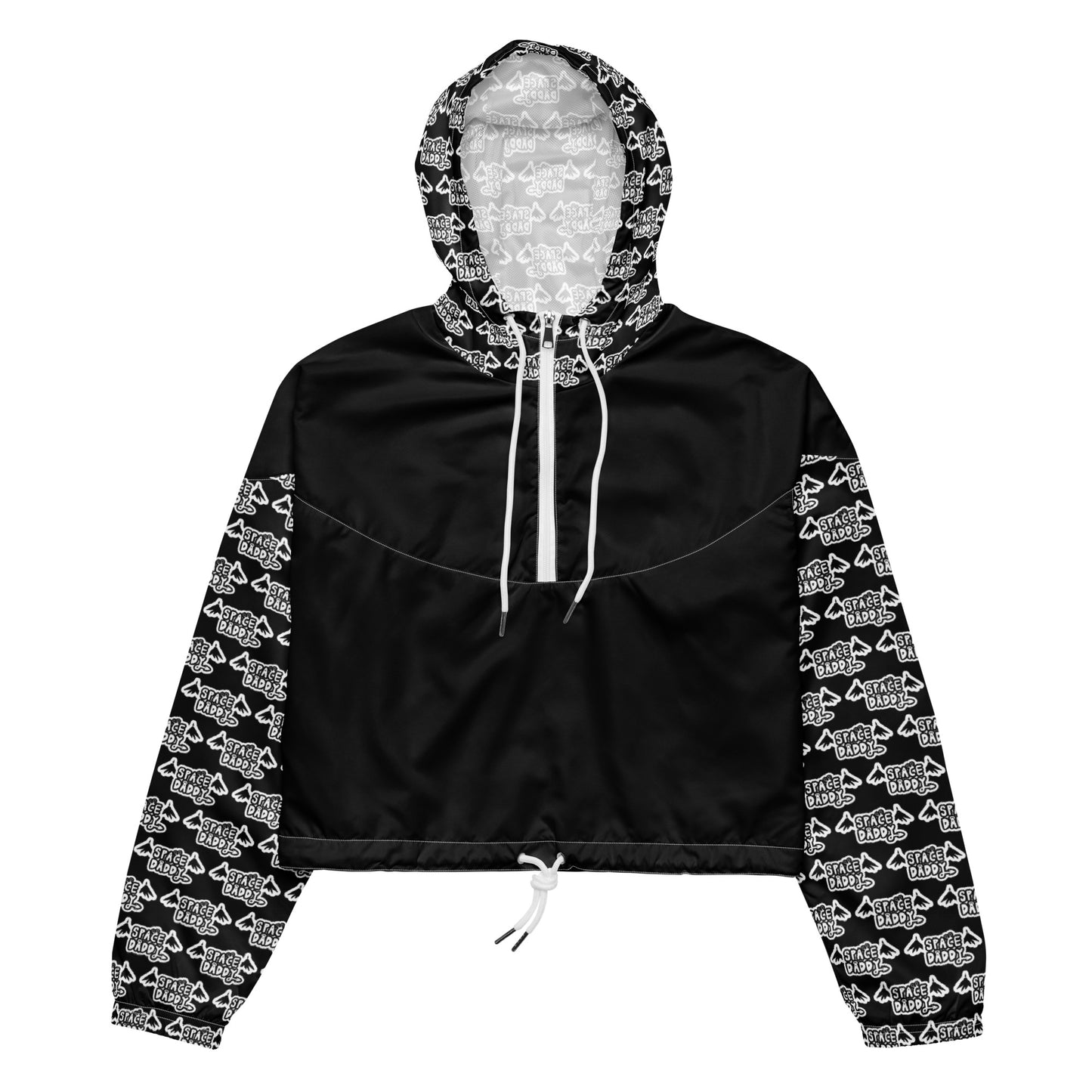 Space Daddy Women's Spooky Cropped Windbreaker