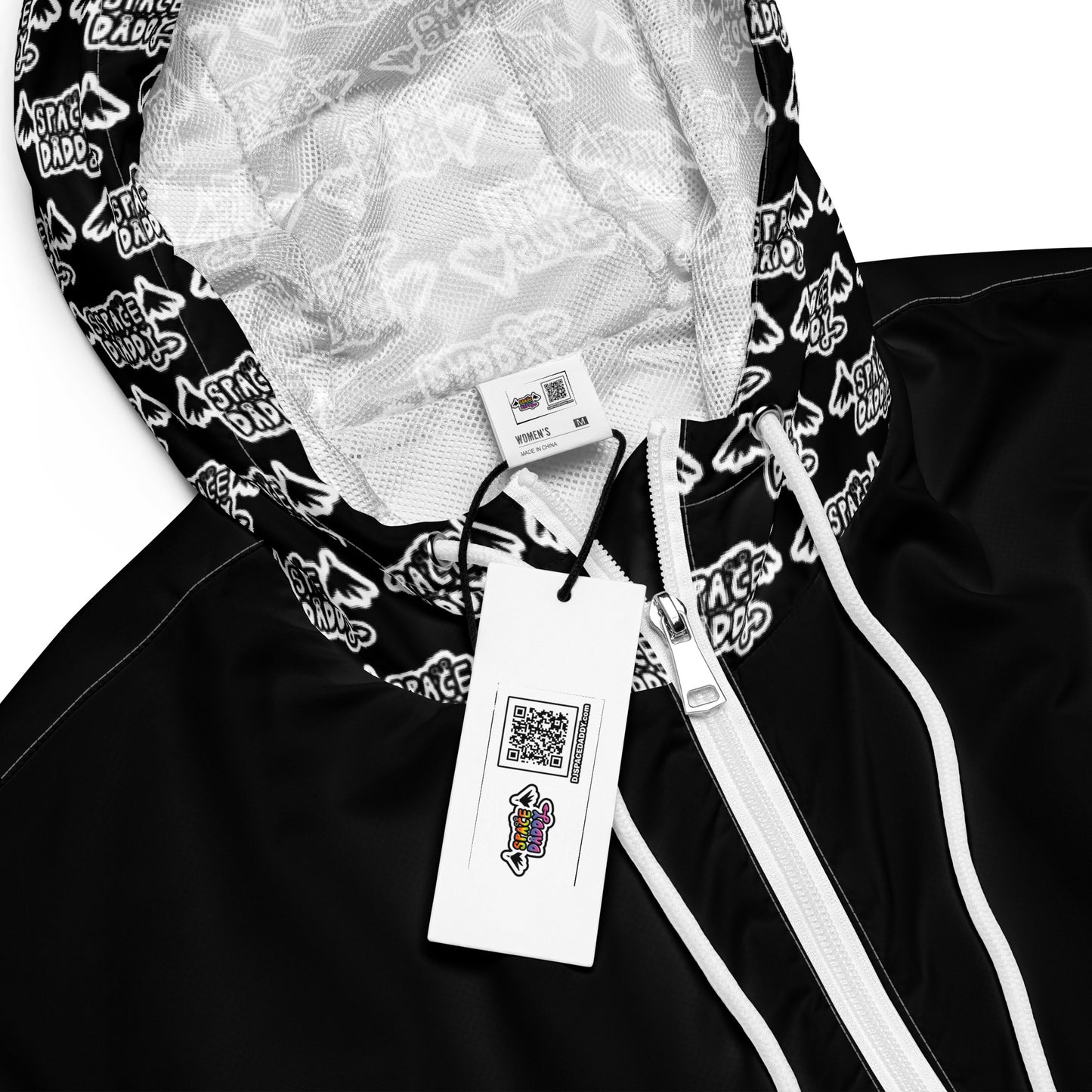 Space Daddy Women's Spooky Cropped Windbreaker
