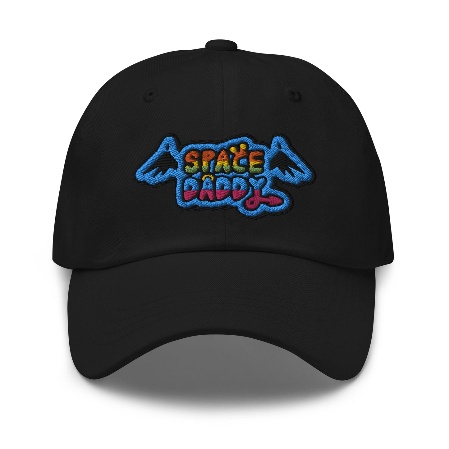 Space Daddy Black Dad Hat