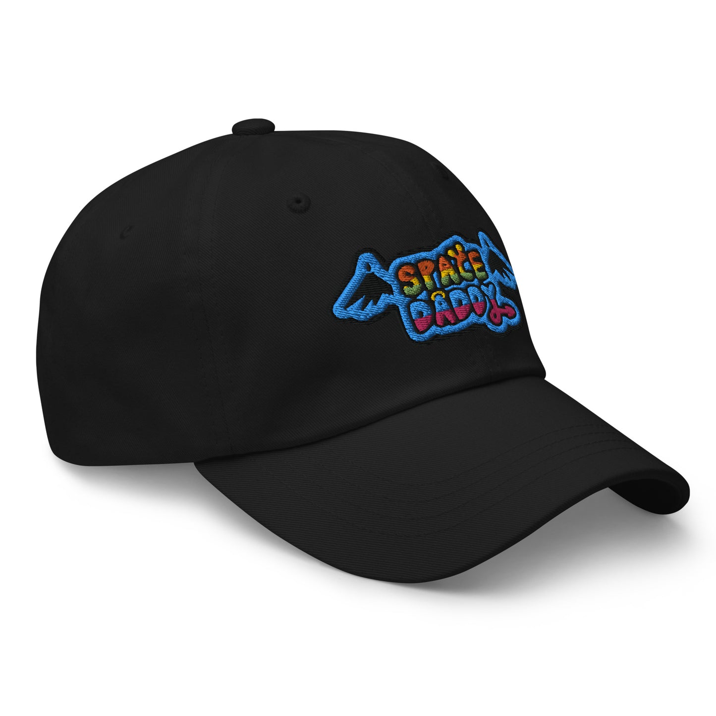 Space Daddy Black Dad Hat
