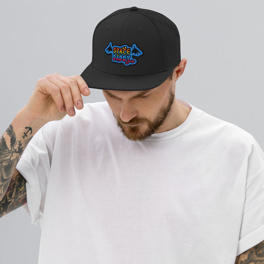 Space Daddy Black Snapback