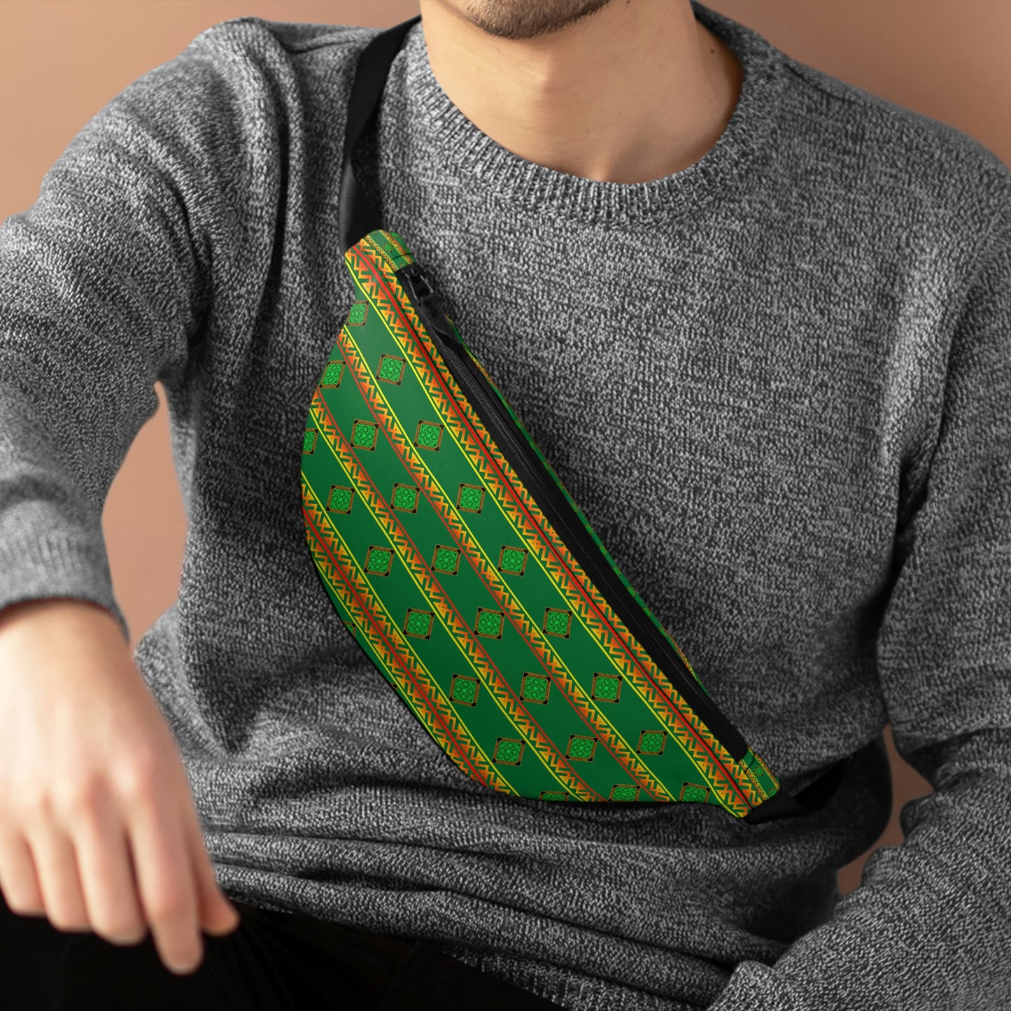 Alien Emerald Fanny Pack