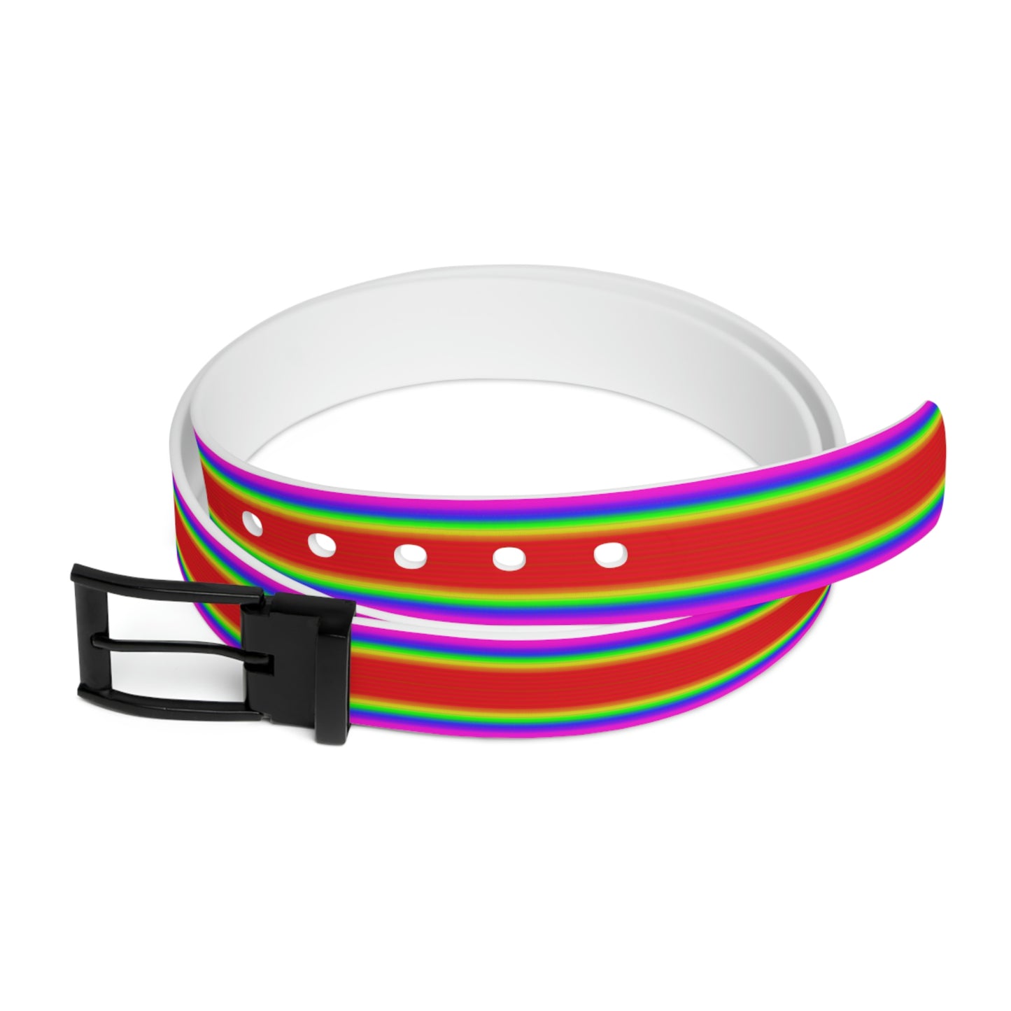 Rainbow Angel Leather Belt