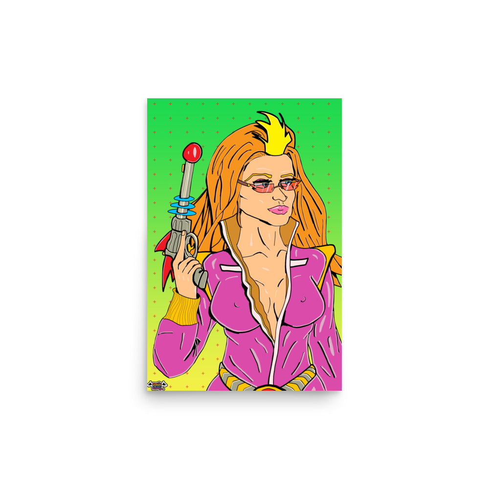 Raygun 12" x 18" Poster Print
