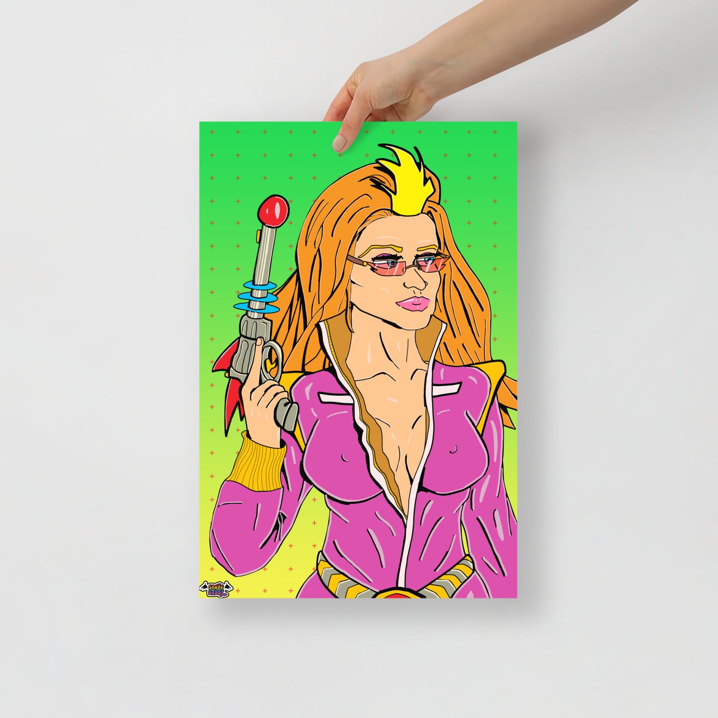 Raygun 12" x 18" Poster Print