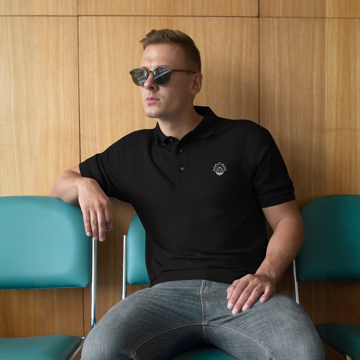 Space Daddy Men's Icon Polo