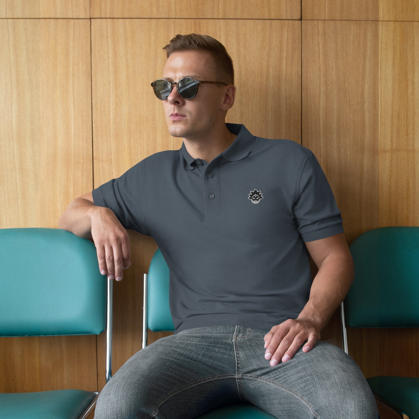 Space Daddy Men's Icon Polo