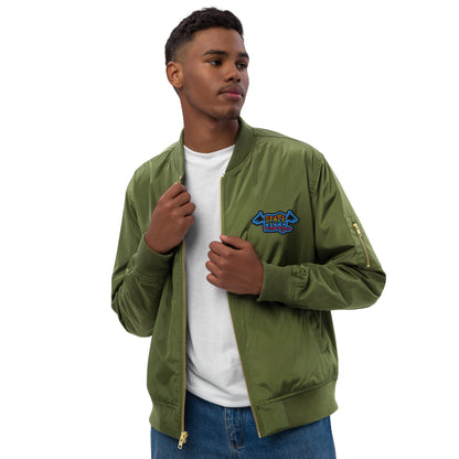 Space Daddy Embroidered Premium Recycled Bomber Jacket