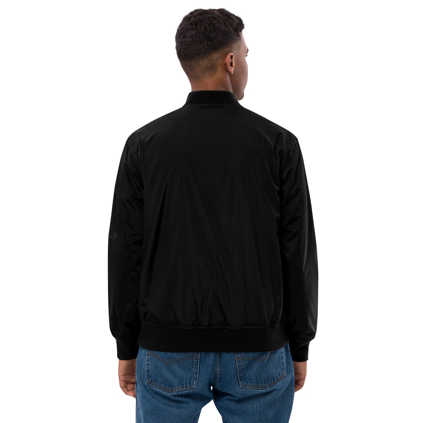 Space Daddy Embroidered Premium Recycled Bomber Jacket