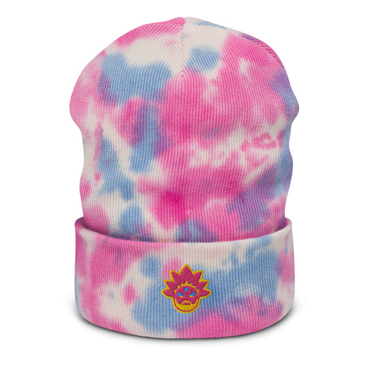 Space Daddy Cotton Candy Icon Tie Dye Beanie