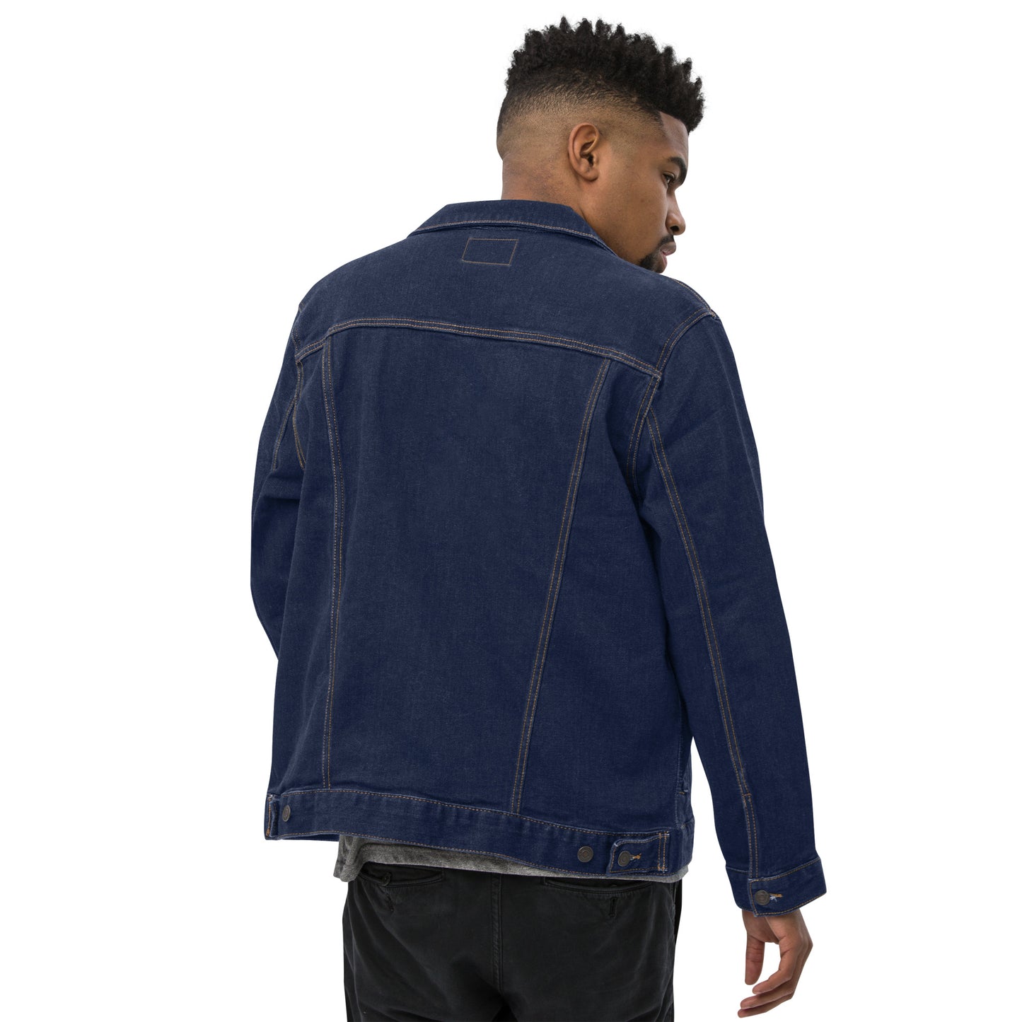 Space Daddy Embroidered Denim Jacket