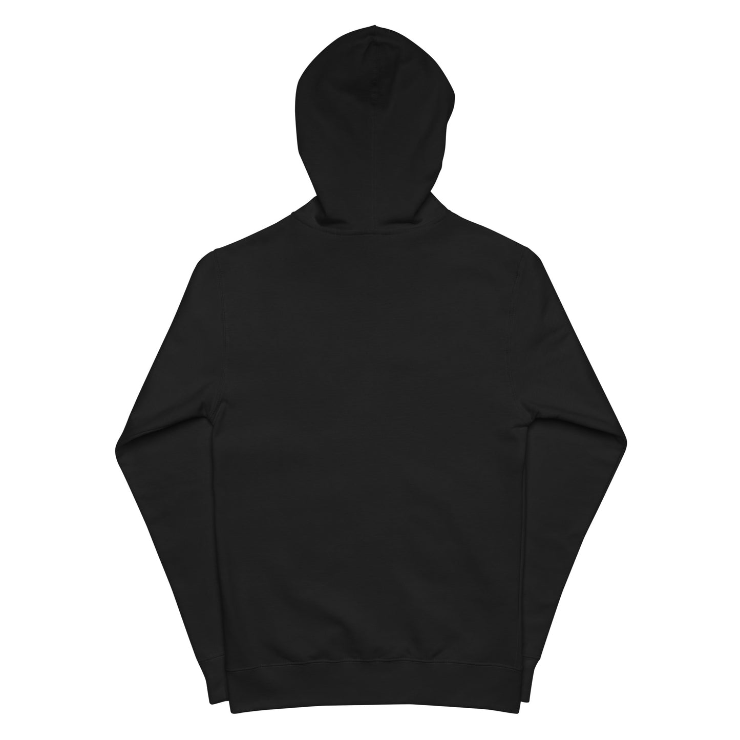 Space Daddy Embroidered Black Zip Hoodie