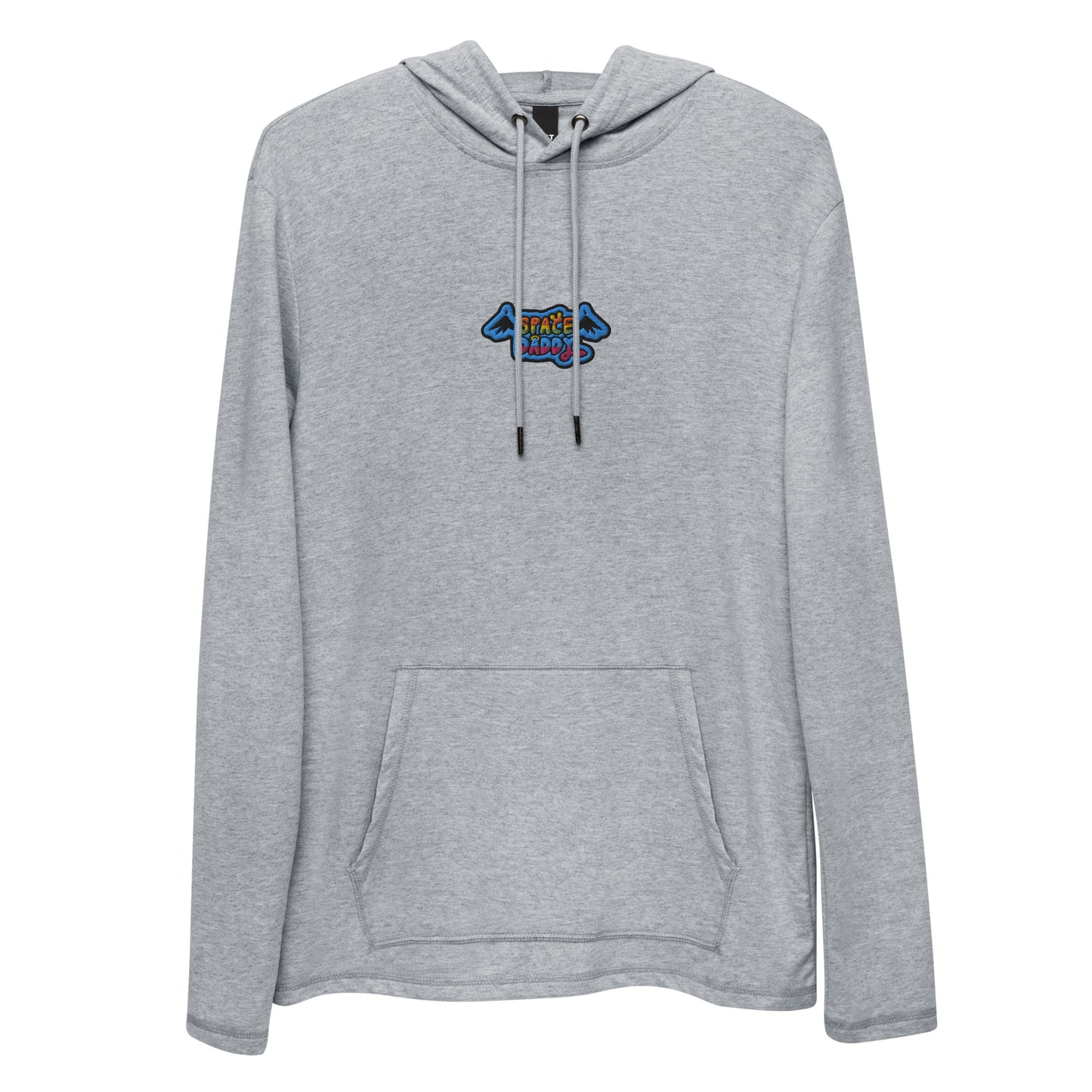 Space Daddy Embroidered Lightweight Summer Pullover Hoodie
