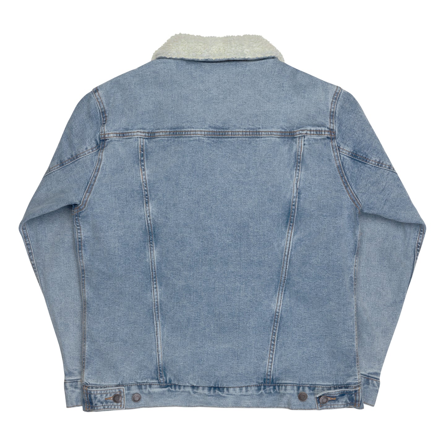 Space Daddy Light Denim Sherpa Jacket