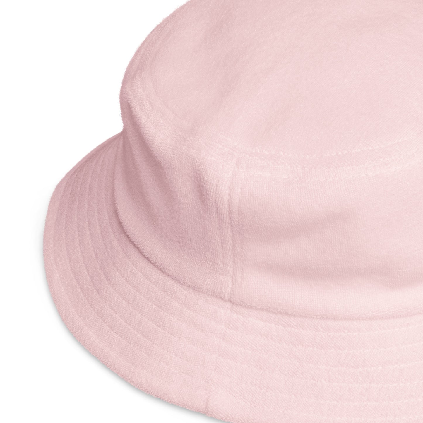 Space Daddy Pink Icon Terry Cloth Bucket Hat