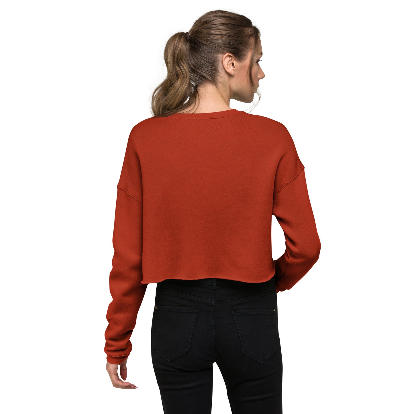 Space Daddy Embroidered Cropped Sweatshirt