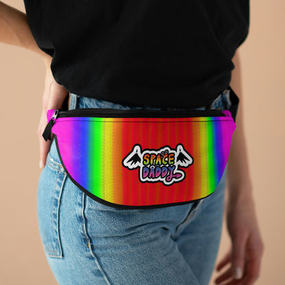 Space Daddy Rainbow Angel Fanny Pack