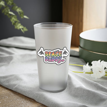 Space Daddy Frosted Pint Glass, 16oz