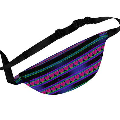 Space Daddy Dark Heart Fanny Pack