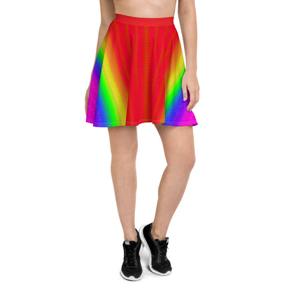 Rainbow Angel Skater Skirt