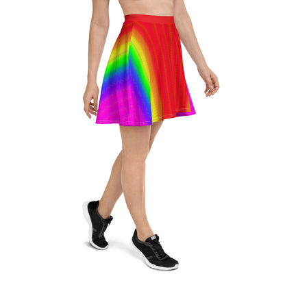 Rainbow Angel Skater Skirt