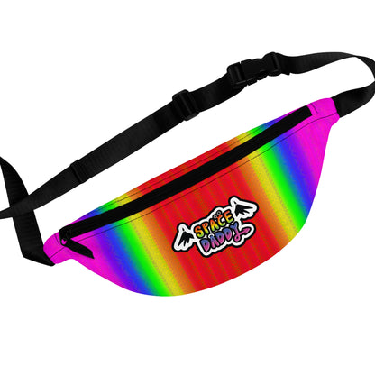 Space Daddy Rainbow Angel Fanny Pack