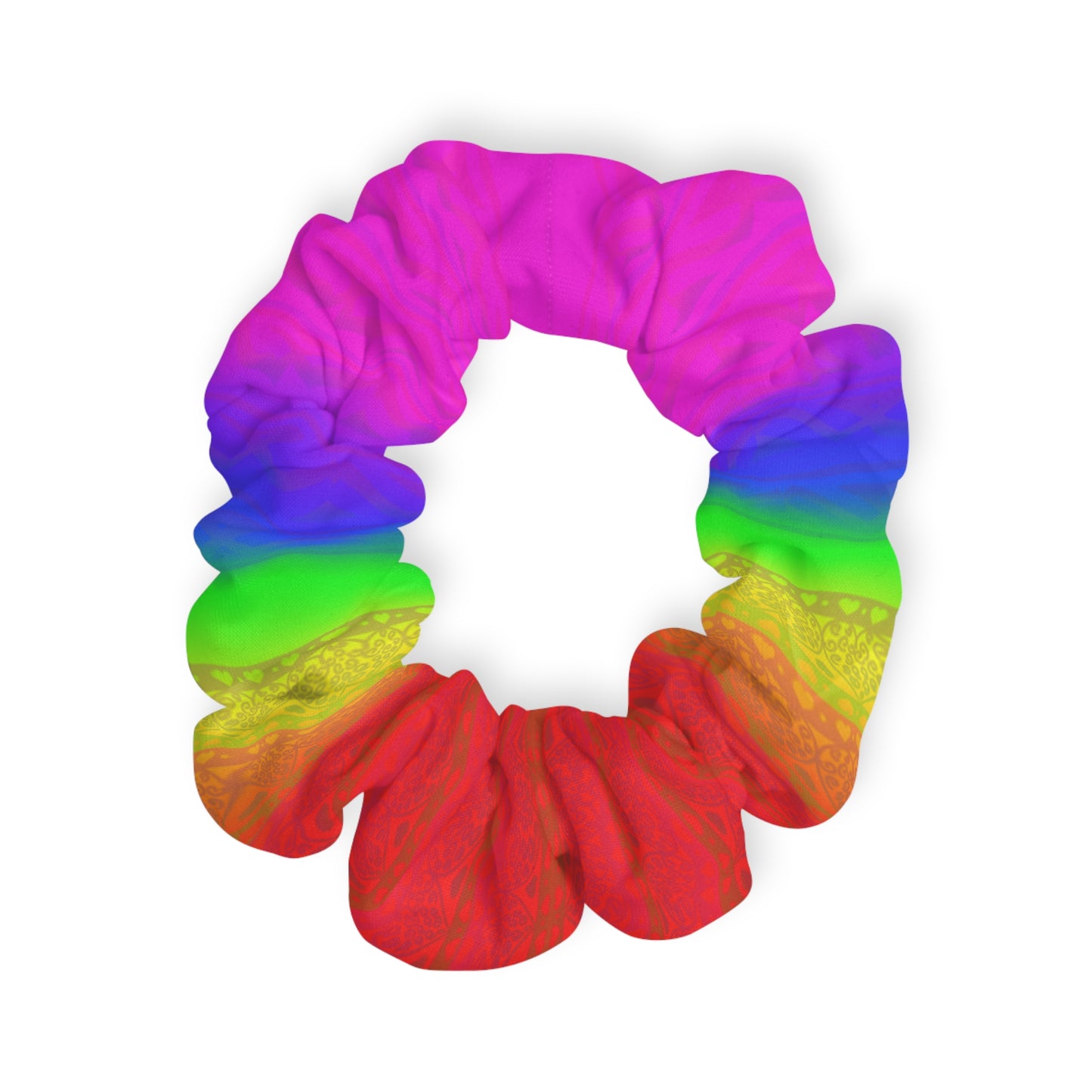 Rainbow Angel Scrunchie