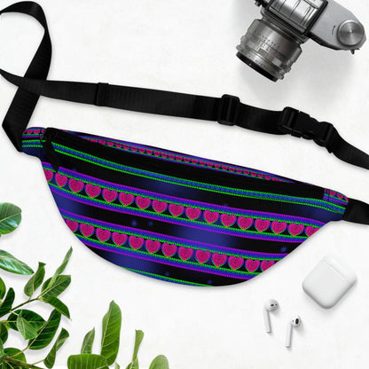 Space Daddy Dark Heart Fanny Pack