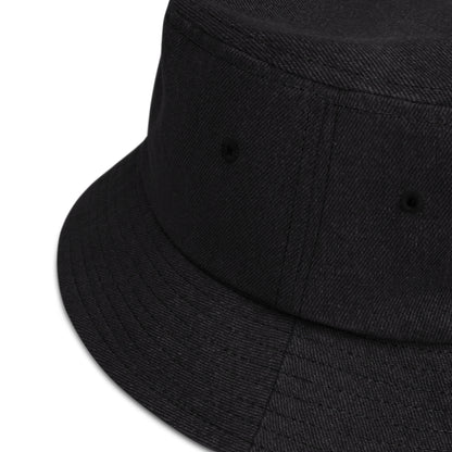 Space Daddy Black Denim Bucket Hat