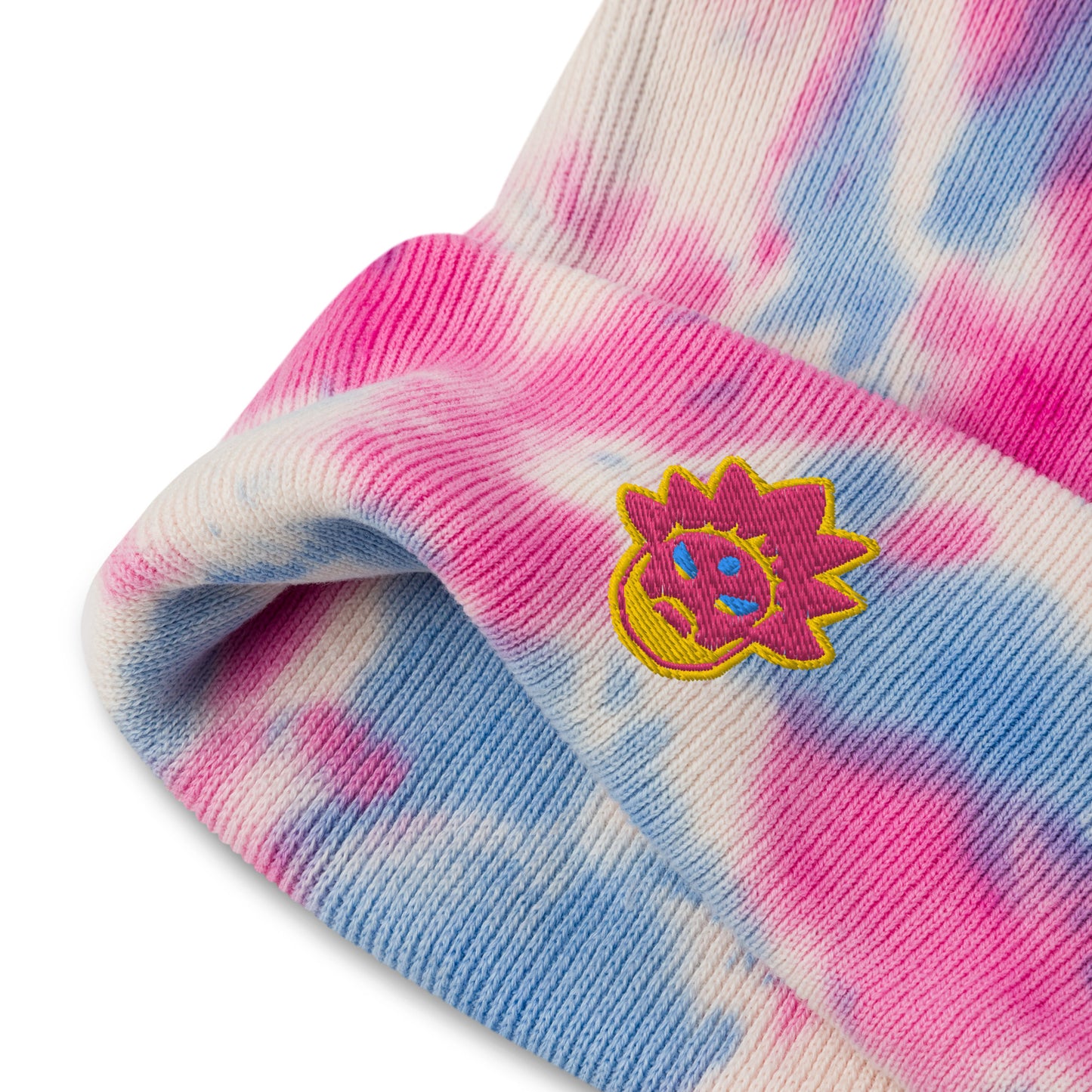 Space Daddy Cotton Candy Icon Tie Dye Beanie