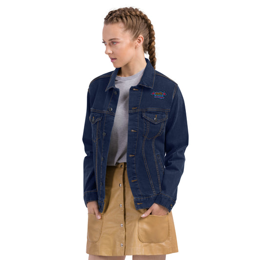 Space Daddy Embroidered Denim Jacket