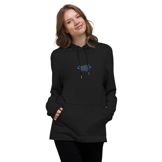 Space Daddy Embroidered Lightweight Summer Pullover Hoodie