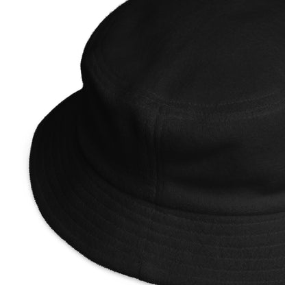 Space Daddy Icon Black Terry Cloth Classic Bucket Hat